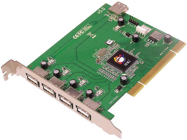 SIIG USB 2.0 5-Port PCI Card Model JU-P50212-S5