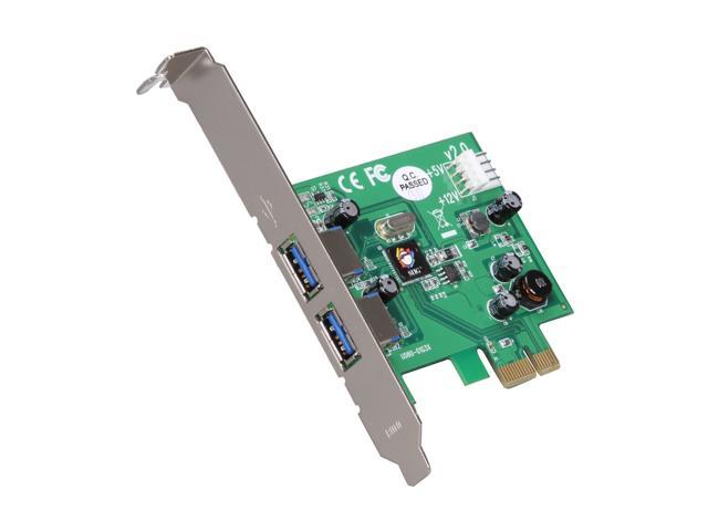 Open Box: SIIG PCI Express to 2-Port USB 3.0 SuperSpeed Card Model JU ...