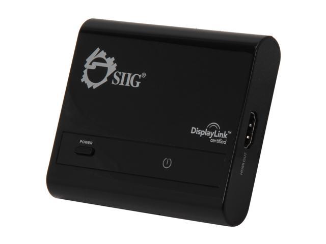 SIIG JU-HM0112-S1 USB 2.0 to HDMI External Video Card Adapter with Audio