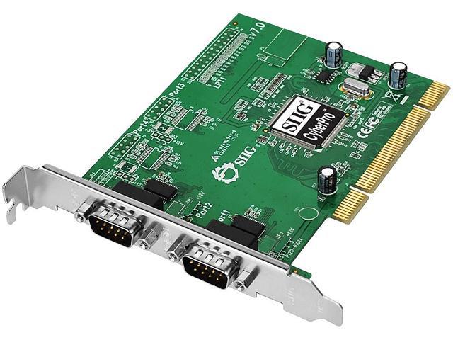 SIIG 2-Port RS232 Serial PCI with 16950 UART Model JJ-P20911-S7