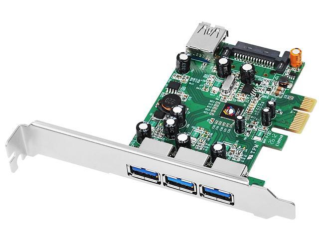 SIIG DP 4-Port USB 3.0 PCIe i/e (JU-P40311-S1)