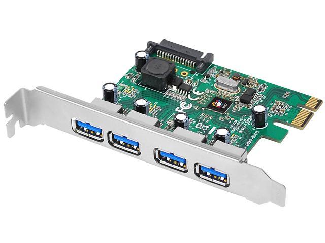 SIIG 4-Port USB 3.0 PCIe Model JU-P40412-S1