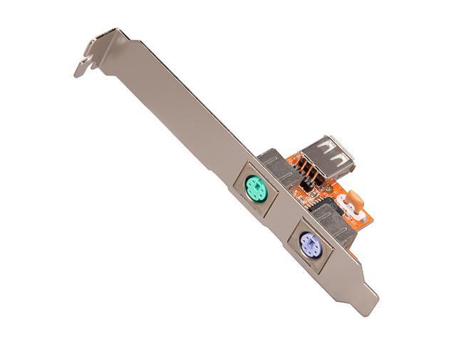 StarTech.com USB to PS2 Keyboard and Mouse Expansion Slot Adapter Model ...