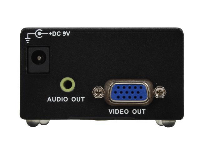 StarTech.com CPNT2VGAA Component to VGA Video Converter with Audio ...