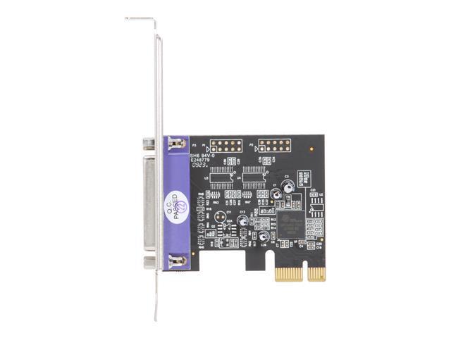 Open Box Pex1p 1 Port Pci Express Dual Profile Parallel Adapter Card Sppeppecp 8905