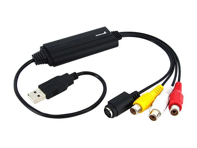 StarTech.com SVID2USB22 USB S-Video & Composite Audio Video Capture Cable w/ TWAIN Support