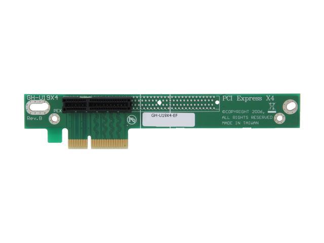 StarTech.com PCI Express Riser Card - x4 Left Slot Adapter for 1U ...