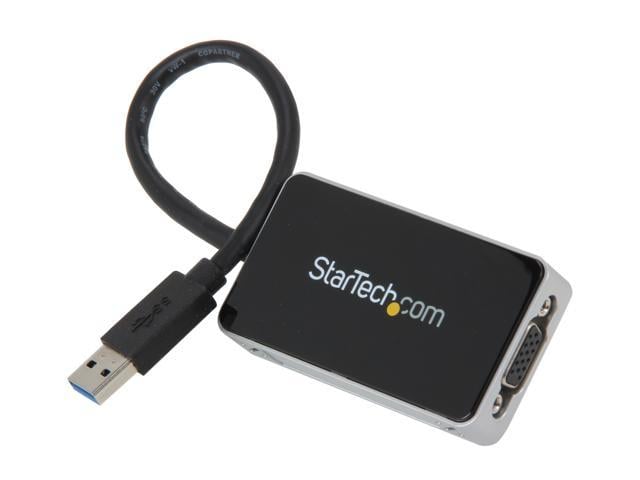 StarTech.com USB32VGAE USB 3.0 to VGA External Video Card Multi Monitor Adapter – 2048x1152