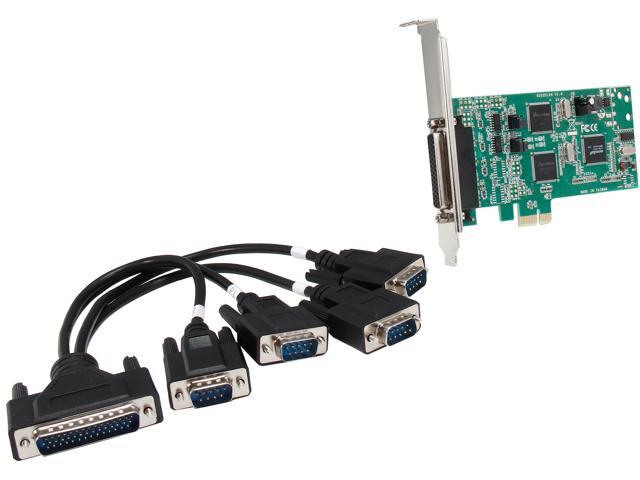 Startech Com 4 Port Pci Express Pcie Serial Combo Card 2 X Rs232 2 X Rs422 Rs485 Model Pex4s Newegg Com