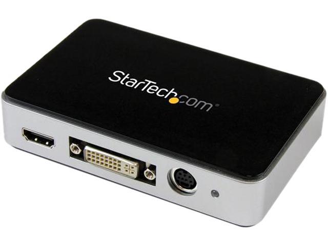 StarTech.com USB3HDCAP HDMI Video Capture Device - 1080p - 60fps Game Capture Card - USB Video Capture Card - with HDMI DVI VGA