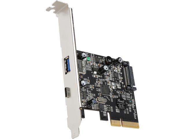 Rosewill RC-509 PCI-E (PCI Express) to USB 3.1 (Type A +Type C) Expansion Card USB 3.1 Gen II SuperSpeed 10Gbps Internal 15-Pin Power Connector USB-C Port 3A Charging Power With Asmedia Chipset