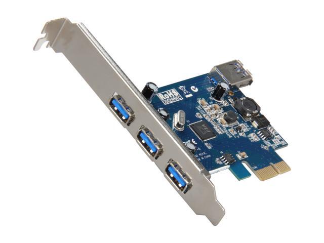 Koutech 4-Port SuperSpeed USB 3.0 PCI Express Model IO-PEU433