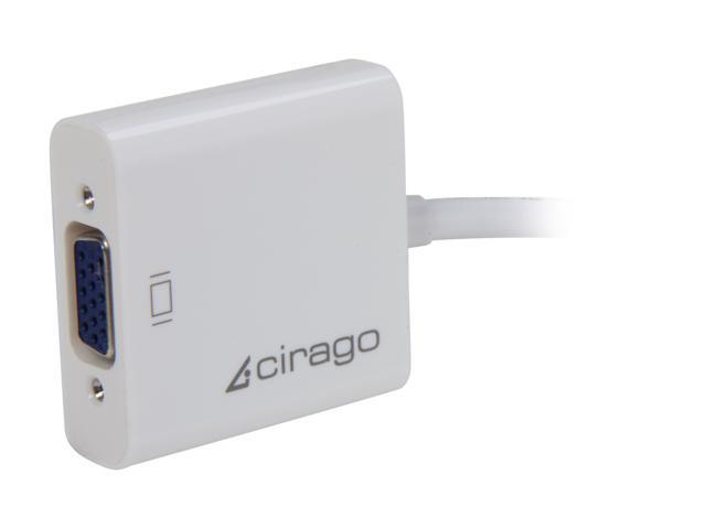 Cirago DPN2012 Mini DisplayPort to VGA (HD-15) Adapter