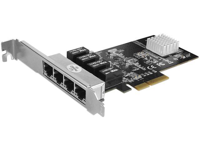 VANTEC UGT-PC100GNA 4-Port PCIe Gigabit Ethernet Network Adapter Card