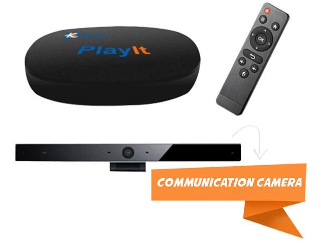 Playit Android Tv Box With Communication Camera With Customer Oriented Cloud Player Skype Video Call No Ads On Youtube Video Newegg Com