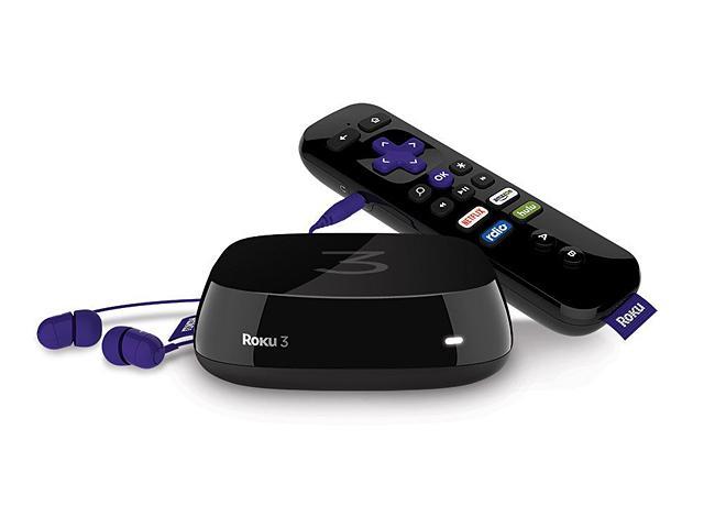 Roku 3 (4230R) Streaming Media Player With Voice Search (2015 Model) - Certified Refurbished