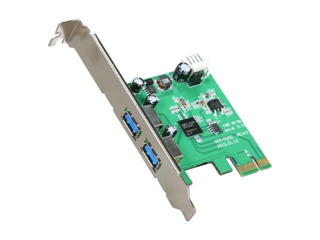 AVS Gear USB 3.0 PCI Interface Card 2 ports Model UG-USB720202PCIE