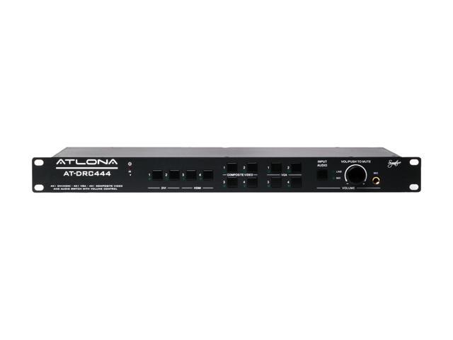 ATLONA Multi-Input Presentation Switcher (DVI, HDMI, VGA, Composite Video and Audio) AT-DRC444
