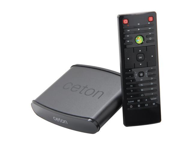 Ceton Echo – Windows Media Center Extender Watch Live & Recorded TV/HDTV Access Personal Media Libraries on Any TV on Home Network, HDMI Interface, Remote Included