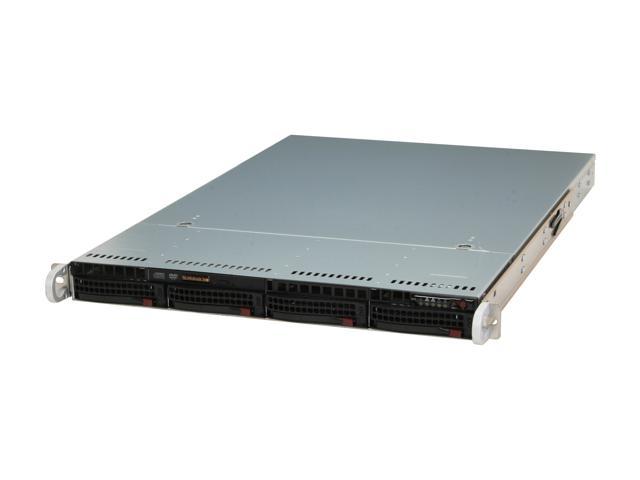 SUPERMICRO SYS-6015W-NTB 1U Rackmount Barebone Server (Black) Dual LGA 771 Intel 5400 DDRII 800/667/533