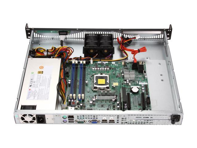 SUPERMICRO SYS-5017C-MF 1U Rackmount Server Barebone LGA 1155 Intel C202  DDR3 1333/1066/800