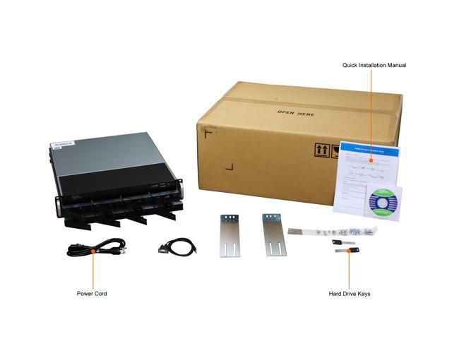 SANS DIGITAL EliteRAID ER208I+B 2U 8 Bay SATA To ISCSI 2x GbE RAID 60 ...