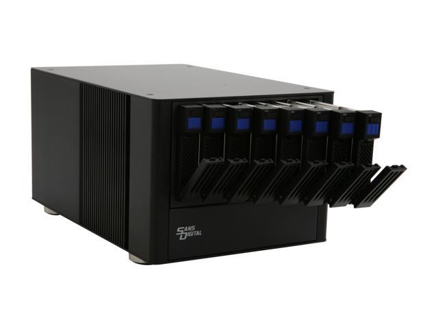 SANS DIGITAL MobileSTOR MS28XP 8 Bay 2.5 Tower 6G SAS / SSD / SATA RAID ...