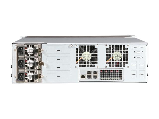 SANS DIGITAL EliteRAID ER316I+B 3U 16 Bay SATA To ISCSI 4x GbE RAID 60 ...