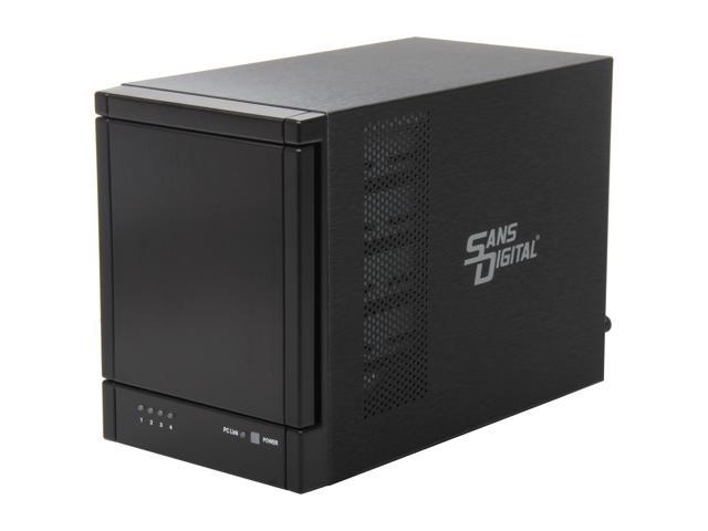 SANS DIGITAL TowerRAID TR4U+B JBOD 4 X SATA 3.5" Drive Bays 4 Bay SATA ...