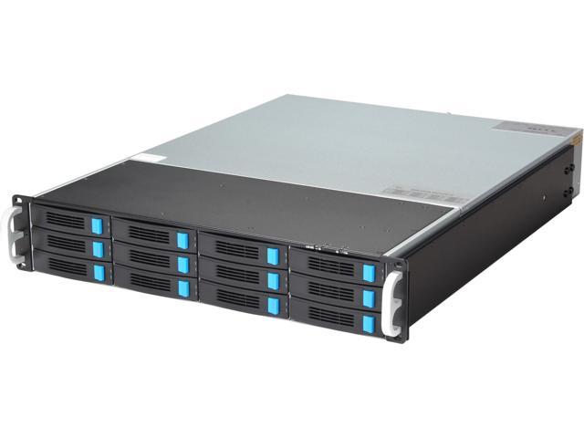 SANS DIGITAL ES212X12 2U 12 Bay 12G SAS/SATA to SAS JBOD with 12G SAS ...