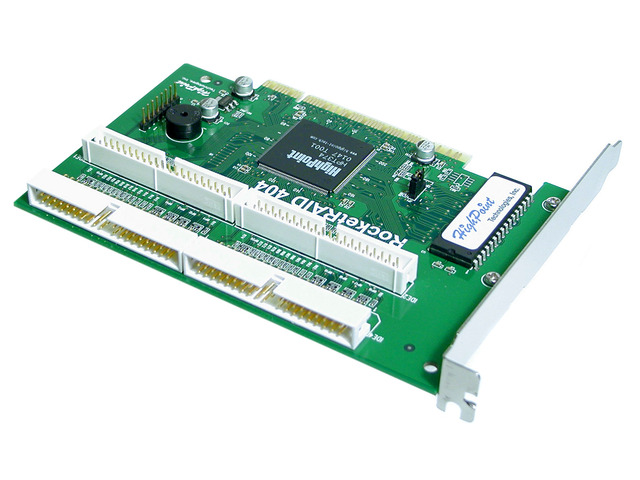 Open Box: HighPoint RocketRAID404 PCI IDE RAID Controller Card - Newegg.com