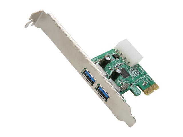 HighPoint RocketU 1022A PCI-Express 2.0 x1 Low Profile USB 3.0 HBA Controller Card