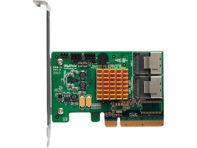 HighPoint RR2720SGL PCI-Express 2.0 x8 SAS 8-port RAID Controller ...