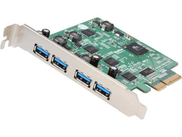 HighPoint RocketU 1144C 3rd Generation 4-Port USB 3.0 Controller Card, PCI-Express 2.0 x4