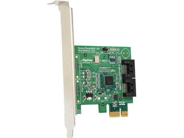 HighPoint Rocket 620AP PCI-Express 2.0 x1 SATA III (6.0Gb/s) Controller Card