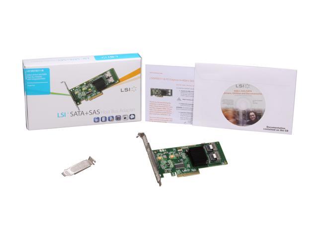 LSI Internal SATA/SAS 9211-8i 6Gb/s PCI-Express 2.0 RAID