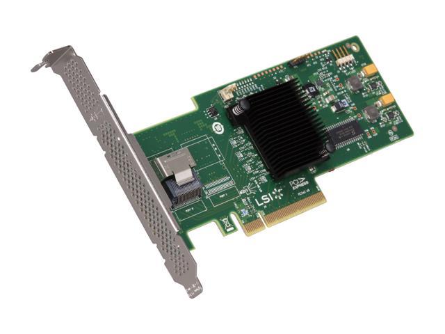 LSI MegaRAID Internal  Low-Power SATA/SAS 9240-4i 6Gb/s PCI-Express 2.0 RAID Controller Card, Kit--Avago Technologies