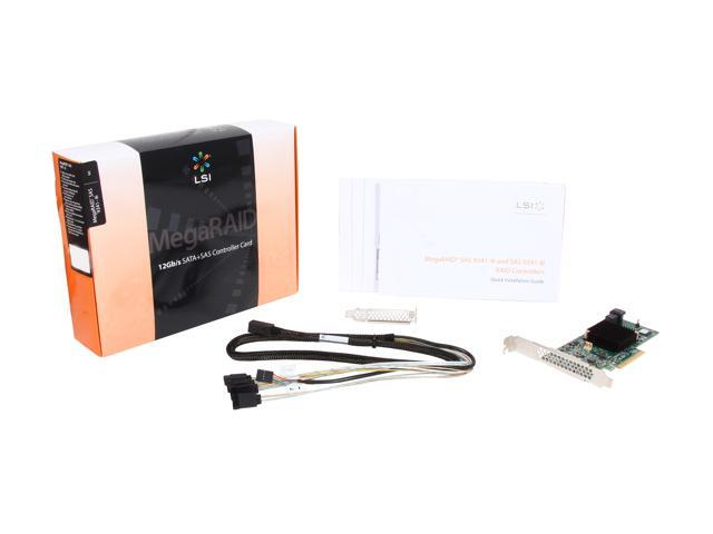 Open Box: LSI 9341 MegaRAID SAS 9341-4i (LSI00406) PCI-Express 3.0 x8 ...
