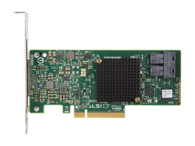 LSI 9341 MegaRAID SAS 9341-8i (LSI00407) PCI-Express 3.0 x8 Low Profile  SATA / SAS High Performance Eight-Port 12Gb/s RAID Controller (Single