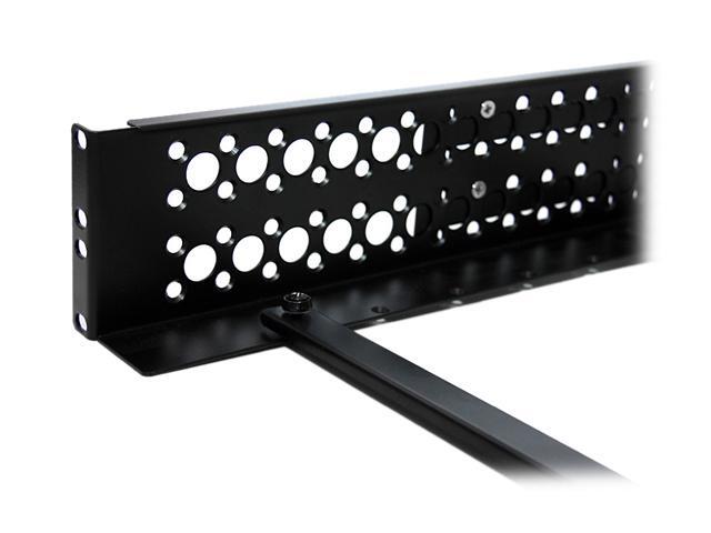 StarTech.com UNIRAILS2U 2U Fixed 19" Adjustable Depth Universal Server ...