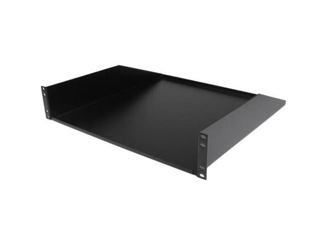 StarTech.com 1U Rack Mount Cantilever Shelf - Heavy Duty Fixed Server Rack Cabinet Shelf - 125lbs / 56kg