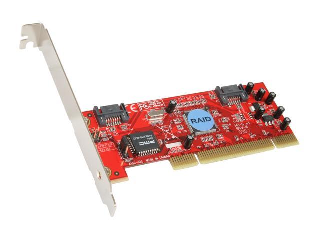 Rosewill RC-201 PCI SATA Silicon Image, RAID 0/1, Normal and Low Profile Host Controller Card