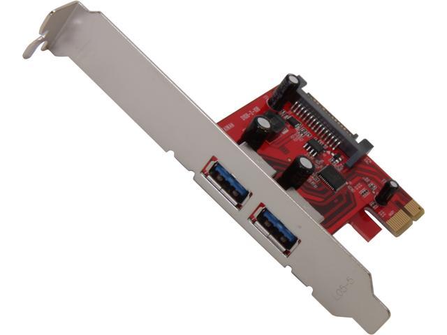 Rosewill RC-228U2 - Single PCI-Express 2.0 Card - Dual-USB 3.0 Controller with Low Profile Bracket