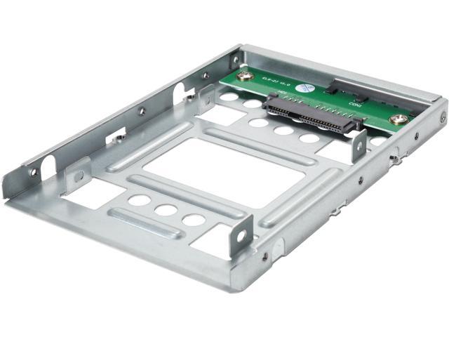 2.5/" SSD to 3.5/" SATA Drive Rack Bracket Adapter for PC Drive Tray