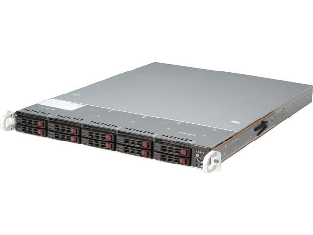 SUPERMICRO SYS-1028R-WC1R 1U Rackmount Server Barebone Dual LGA 2011 Intel C610 DDR4 DIMM sockets