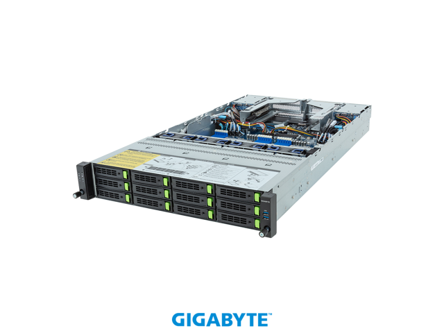 GIGABYTE R283-Z94-AAD1 Rack Server - AMD EPYC™ 9004 - 2U DP 12+4-Bay ...