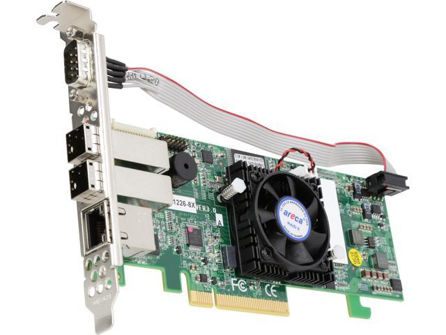 Areca ARC-1226-8X External 8-port PCIe 3.0 12Gbps SAS RAID Adapter