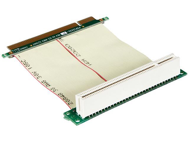 iStarUSA DD-711R-C5-02 PCI to PCI Reversed Riser Card with 5cm Ribbon ...