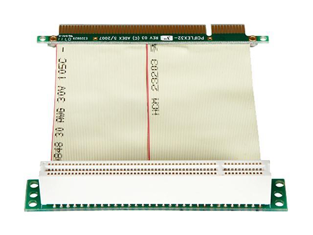 iStarUSA DD-711R-C5-02 PCI to PCI Reversed Riser Card with 5cm Ribbon ...