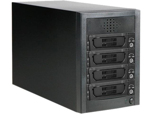 iStarUSA DAGE440T7-MS Configured by Host Controller 4-bay SAS / SATA 6.0 Gb/s MiniSAS Hotswap JBOD Enclosure